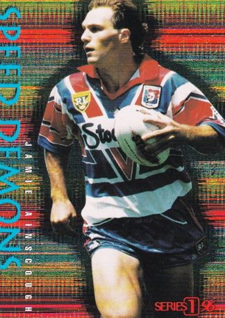 1996 Dynamic Series 1 Speed Demons - SD02 Jamie Ainscough Newcastle Knights