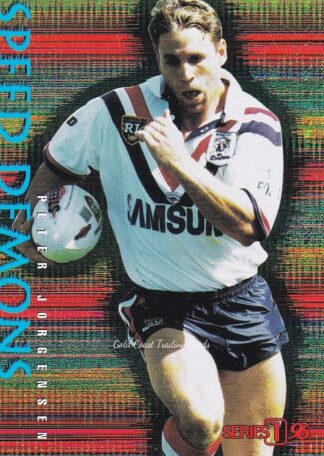 1996 Dynamic Series 1 Speed Demons - SD03 Peter Jorgensen Sydney Roosters