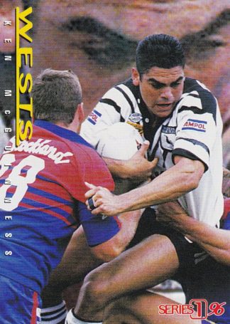 1996 Dynamic Series 1 Common Card - Base 004 Ken McGuinness Western Suburbs Magpies