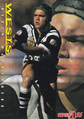 1996 Dynamic Series 1 Common Card - Base 005 Kevin McGuinness Western Suburbs Magpies