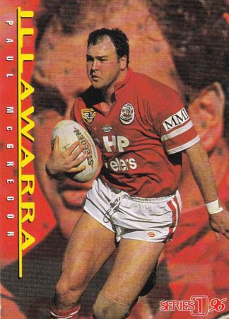 1996 Dynamic Series 1 Common Card - Base 014 Paul McGregor Illawarra Steelers