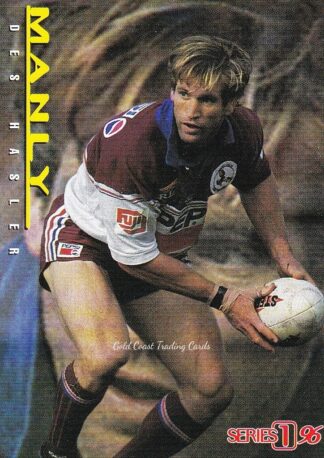 1996 Dynamic Series 1 Common Card - Base 020 Des Hasler Manly Sea Eagles