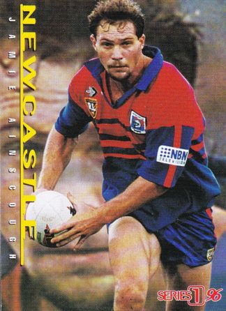 1996 Dynamic Series 1 Common Card - Base 028 Jamie Ainscough Newcastle Knights