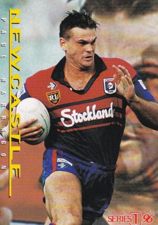 1996 Dynamic Series 1 Common Card - Base 031 Paul Harragon Newcastle Knights