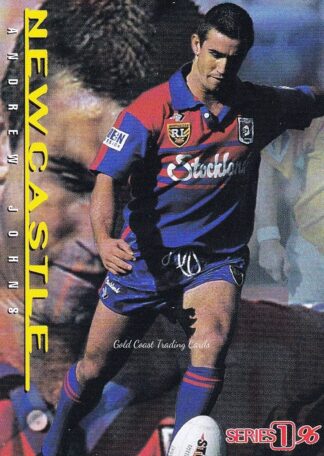 1996 Dynamic Series 1 Common Card - Base 032 Andrew Johns Newcastle Knights