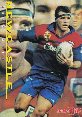 1996 Dynamic Series 1 Common Card - Base 034 Adam Muir Newcastle Knights