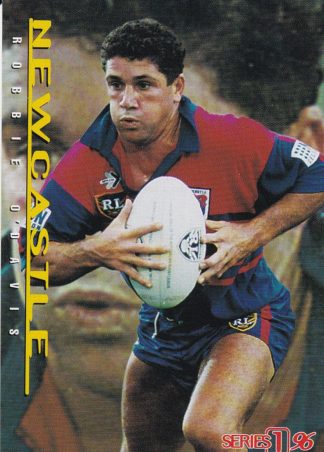 1996 Dynamic Series 1 Common Card - Base 035 Robbie O'Davis Newcastle Knights