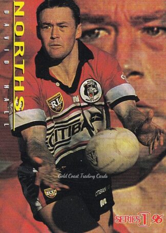 1996 Dynamic Series 1 Common Card - Base 039 David Hall North Sydney Bears