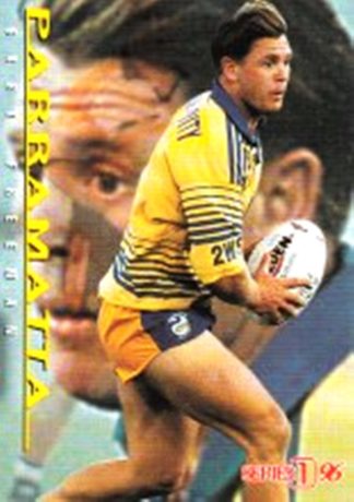 1996 Dynamic Series 1 Common Card - Base 048 Gary Freeman Parramatta Eels