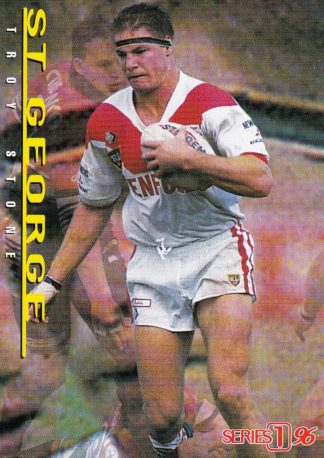 1996 Dynamic Series 1 Common Card - Base 061 Troy Stone St George Dragons