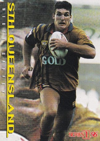 1996 Dynamic Series 1 Common Card - Base 065 Nigel Gaffey South Qld Crushers