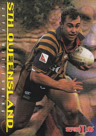1996 Dynamic Series 1 Common Card - Base 072 Jeff Wittenberg South Qld Crushers