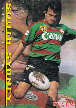 1996 Dynamic Series 1 Common Card - Base 075 Craig Field South Sydney Rabbitohs