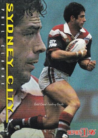 1996 Dynamic Series 1 Common Card - Base 082 Phil Clarke Sydney Roosters