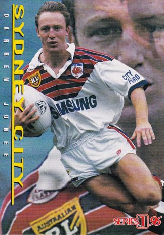 1996 Dynamic Series 1 Common Card - Base 085 Darren Junee Sydney Roosters