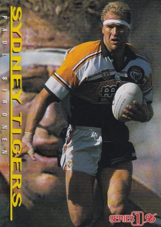 1996 Dynamic Series 1 Common Card - Base 097 Paul Sironen Sydney Tigers