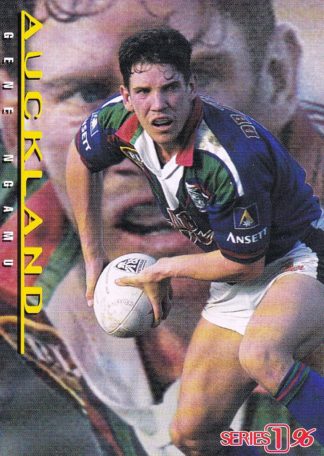 1996 Dynamic Series 1 Common Card - Base 102 Gene Ngamu Auckland Warriors