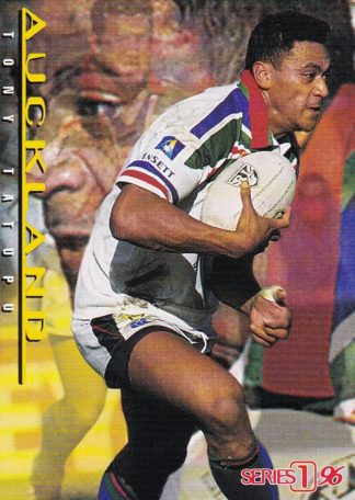1996 Dynamic Series 1 Common Card - Base 104 Tony Tatupu Auckland Warriors