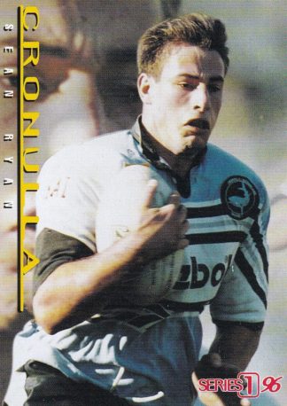 1996 Dynamic Series 1 Common Card - Base 131 Sean Ryan Cronulla Sharks