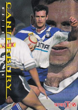 1996 Dynamic Series 1 Common Card - Base 137 Matthew Ryan Canterbury Bulldogs