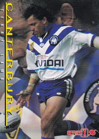 1996 Dynamic Series 1 Common Card - Base 144 Terry Lamb Canterbury Bulldogs