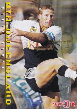 1996 Dynamic Series 1 Common Card - Base 156 Steve Edmed North Qld Cowboys