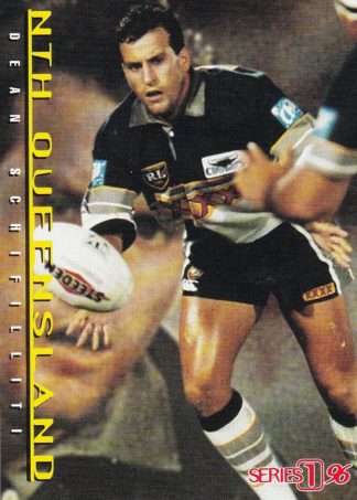 1996 Dynamic Series 1 Common Card - Base 159 Dean Schifilliti North Qld Cowboys