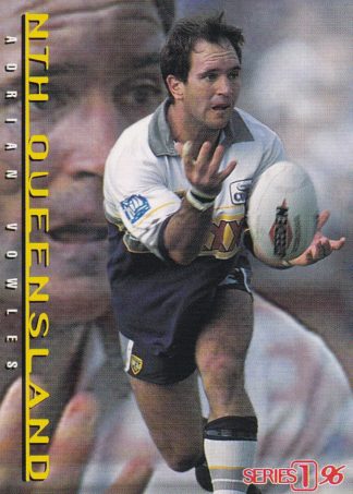 1996 Dynamic Series 1 Common Card - Base 160 Adrian Vowles North Qld Cowboys