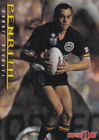 1996 Dynamic Series 1 Common Card - Base 170 Robbie Beckett Penrith Panthers