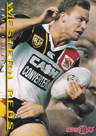 1996 Dynamic Series 1 Common Card - Base 177 Greg Fleming Western Reds