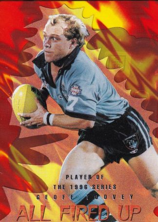 1996 Dynamic Series 2 All Fired Up - A3 Geoff Toovey NSW Origin