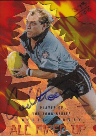 1996 Dynamic Series 2 All Fired Up Signature - A3 Geoff Toovey NSW Origin