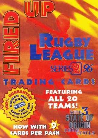 1996 Dynamic Series 2 Promotional Card - All Fired Up