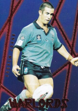 1996 Dynamic Series 2 Warlords - W1 Andrew Johns NSW Origin