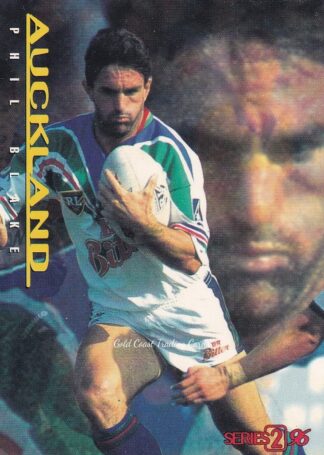 1996 Dynamic Series 2 Common Card - Base 003 Phil Blake Auckland Warriors