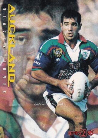 1996 Dynamic Series 2 Common Card - Base 006 Stacey Jones Auckland Warriors