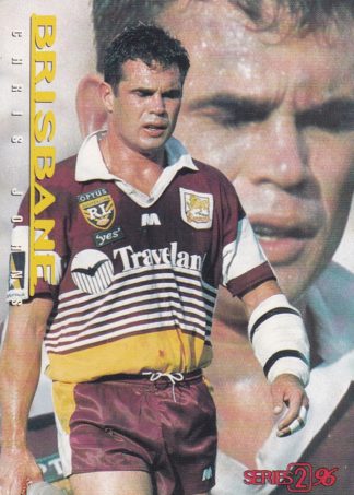 1996 Dynamic Series 2 Common Card - Base 012 Chris Johns Brisbane Broncos