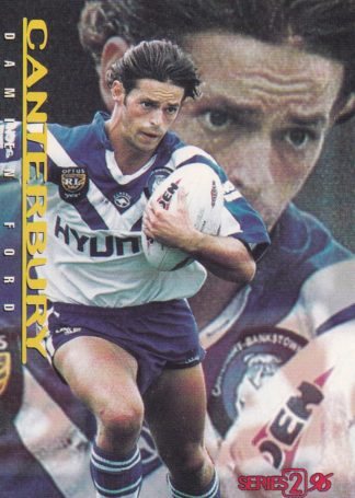 1996 Dynamic Series 2 Common Card - Base 029 Damien Ford Canterbury Bulldogs