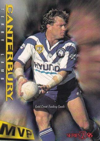 1996 Dynamic Series 2 Common Card - Base 036 Terry Lamb Canterbury Bulldogs