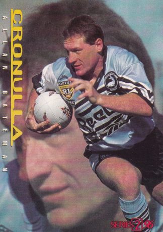 1996 Dynamic Series 2 Common Card - Base 037 Allan Bateman Cronulla Sharks