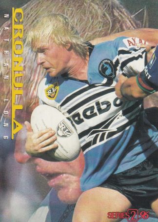 1996 Dynamic Series 2 Common Card - Base 040 Nathan Long Cronulla Sharks