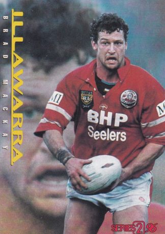 1996 Dynamic Series 2 Common Card - Base 058 Brad Mackay Illawarra Steelers