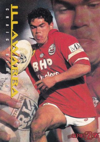 1996 Dynamic Series 2 Common Card - Base 059 Craig Simon Illawarra Steelers