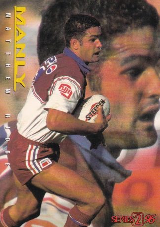 1996 Dynamic Series 2 Common Card - Base 070 Matthew Ridge Manly Sea Eagles
