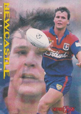 1996 Dynamic Series 2 Common Card - Base 076 Brad Godden Newcastle Knights