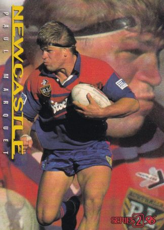 1996 Dynamic Series 2 Common Card - Base 080 Paul Marquet Newcastle Knights