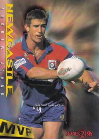 1996 Dynamic Series 2 Common Card - Base 081 Andrew Johns Newcastle Knights