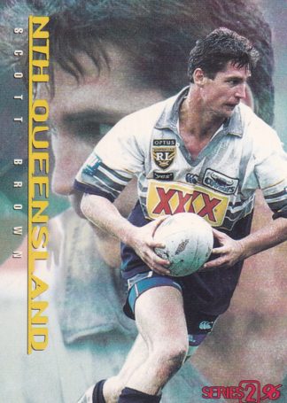 1996 Dynamic Series 2 Common Card - Base 082 Scott Brown North Qld Cowboys