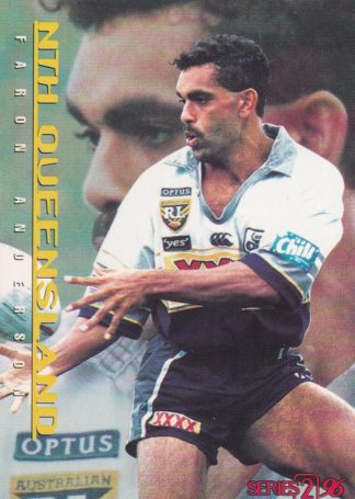 1996 Dynamic Series 2 Common Card - Base 083 Faron Anderson North Qld Cowboys