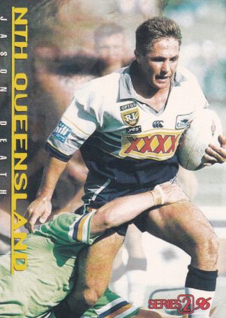 1996 Dynamic Series 2 Common Card - Base 084 Jason Death North Qld Cowboys